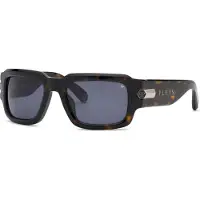 Philipp Plein Aurinkolasit SPP182M 56/21/135 Tumma kiiltävä Acetat MIEHET SPP182M