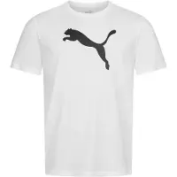 Puma T-shirt Teamrise Logo - White, koko XX-Large