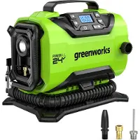 Greenworks Akkukompressori G24IN; 24 V (ilman akkua ja laturia)