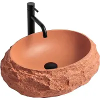 REA Mika Terracotta työtasoinen pesuallas