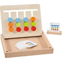 Goki Wood Color Sorting Board in Wooden Box