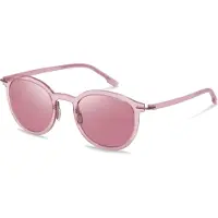 Rodenstock Aurinkolasit - - R3352 - Vaaleanpunainen - Pyöreä muovikehys - 52-23-145
