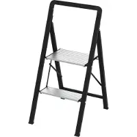 Home>it 2-rung step ladder height 89 cm H89 x W41 x thickness ONLY 4.8 cm