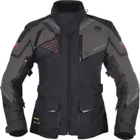 Modeka Panamericana II Lady tekstiilitakki Musta/Harmaa Naiset, size 40