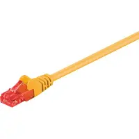 Goobay CAT 6 patch-kaapeli, U/UTP, keltainen