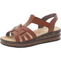 Rieker Ladies' Sandals 62918-22 Brown - Brown - 37