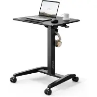 Sense7 Mobile desk desk Black 70 cmx52 cm black