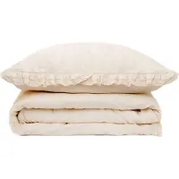 Homla Vuodevaatteet | MOISES | puuvilla beige pitsillä | 220x200 + 2*70x80 cm | 843735 | 843735