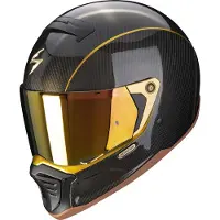 Scorpion EXO-HX1 Carbon SE Solid Gold Kypärä