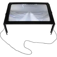Benson Loupe - Bellson - A4 - LED 4X - Musta - Suurennos 3X