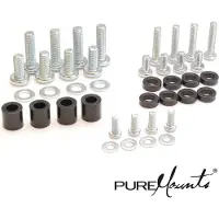 Puremounts PM-ADAPT-D - mounting component - for flat panel - Max 30 kg - recommended for