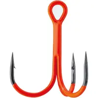 BKK SPEAR-21 UVO Treble Hook Orange (Size: #3/0 5 Pcs)