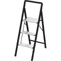 Home>it 3-rung step ladder height 113 cm H113 x W41 x thickness ONLY 4.8 cm