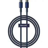 Baseus Tungsten Gold USB-C to USB-C Cable 100W 1m (blue)