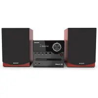 Sharp Hi-Fi-järjestelmä - - XL-B512(BR) - 45 W - Bluetooth - USB - CD