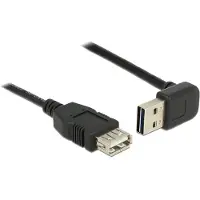 DeLOCK Cable Easy USB-A -jatkokaapeli, 2m, Musta