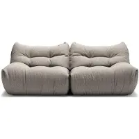 Decotique Mono 2-istuttava Sohva - 2-istuttavat sohvat Silmukkanukkakangas Clay Beige - 11103106+11103107