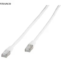 Vivanco CAT6 RJ45 - RJ45 Network lead 1m White