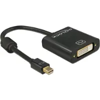 DeLOCK 62605, 0,2 m, Mini DisplayPort, DVI-I, Uros, Naaras, Kulta