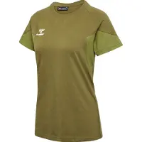 Hummel Hmltravel T-Shirt S/S Woman - Khaki green - M