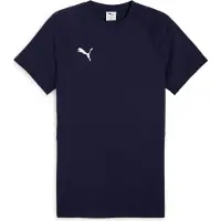 Puma T-paita Teamevostripe - Laivastonsininen/hopea/valkoinen, koko Large
