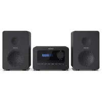 Sharp TOKYO DAB+ HI-FI Micro System, Kodin mikroaudiojärjestelmä, Musta, 40 W, 2-suuntainen, Langaton, DAB, FM