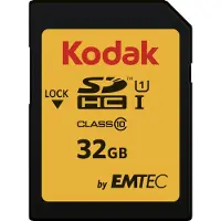 Kodak – 32GB, SDHC, Class10, U1 (EKMSD32GHC10K)