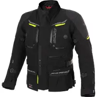 Büse Myrsky tekstiilitakki Musta/Neonkeltainen Miehet, size 48
