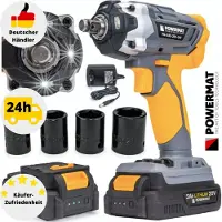 Powermat Akkutörmäysavain 1/2" 20V-2Ah