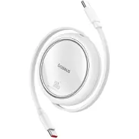 Baseus Free2Pull, 1 m, USB C, USB C, 0,48 Gbit/s, Valkoinen (P10364500211-00)