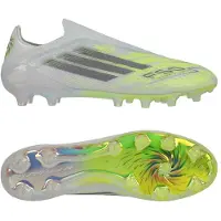 Adidas F50 Sparkfusion Elite Low Cut Laceless Fg/ag Born For Goals - Valkoinen/hopea/keltainen Nainen, koko 35½