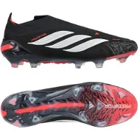 Adidas Predator Elite Laceless Fg Immortal Dna - Musta/valkoinen/lucid Red - Nurmi (Fg), koko 42