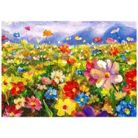 Enjoy Puzzle ENJOY Colorful Flower Meadow 1000p palapeli