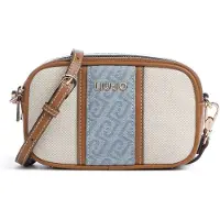 Liu Jo for woman. AA6100-T388A Small shoulder bag (OSFA), Blue, Beige, Casual, Denim, Polyester