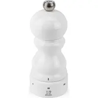 Peugeot Paris Saltkværn U'select Z Træ, Hvidlakeret 12 Cm - White - 12 CM