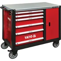 YATO YT-09002, Terästä, Punainen, 6 laatikko(a), 1 laatikko(a), 600 kg, 25 kg