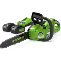 Greenworks Ketjusaha GD24X2CS36K4x; 2x24 V; 2x4,0 Ah; 36 cm nauha