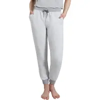 Tom Tailor Pyjamahousut harmaa / meleerattu valkoinen