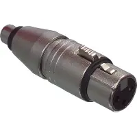 Neutrik XLR F - RCA -adapteri