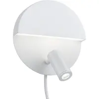 TRIO Mario LED seinävalaisin 16cm 3000K mattavalkoinen