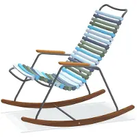 Houe , Click gungstol barn multi color 2 bambu