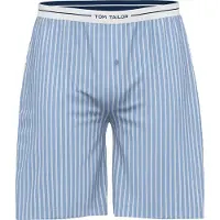 Tom Tailor Pyjamahousut vaaleansininen / harmaa / musta / valkoinen