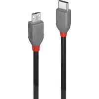 Lindy Anthra Line - USB-C cable - 24 pin USB-C to Micro-USB Type B - 3 m