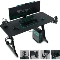 Sense7 Nomad Classic Desk Black 140x60 cm