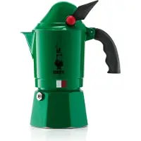 Bialetti Alpina -mutteripannu, 3 kuppia, alumiini, vihreä