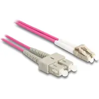 DeLOCK 87916, 1 m, OM4, LC, SC