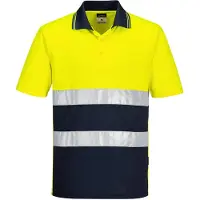 Portwest S175 hi-vis kevyt kontrastivärinen lyhythihainen pikee
