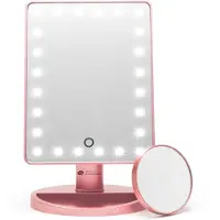 RIO 24 LED Mirror kosmeettinen peili LED-valolla varustettu 1 kpl