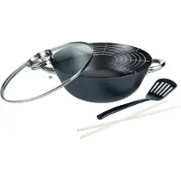 GSW Steel Forged Wokkipannu - 32 cm (4 kpl)