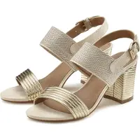 LASCANA Sandaalit beige / kulta